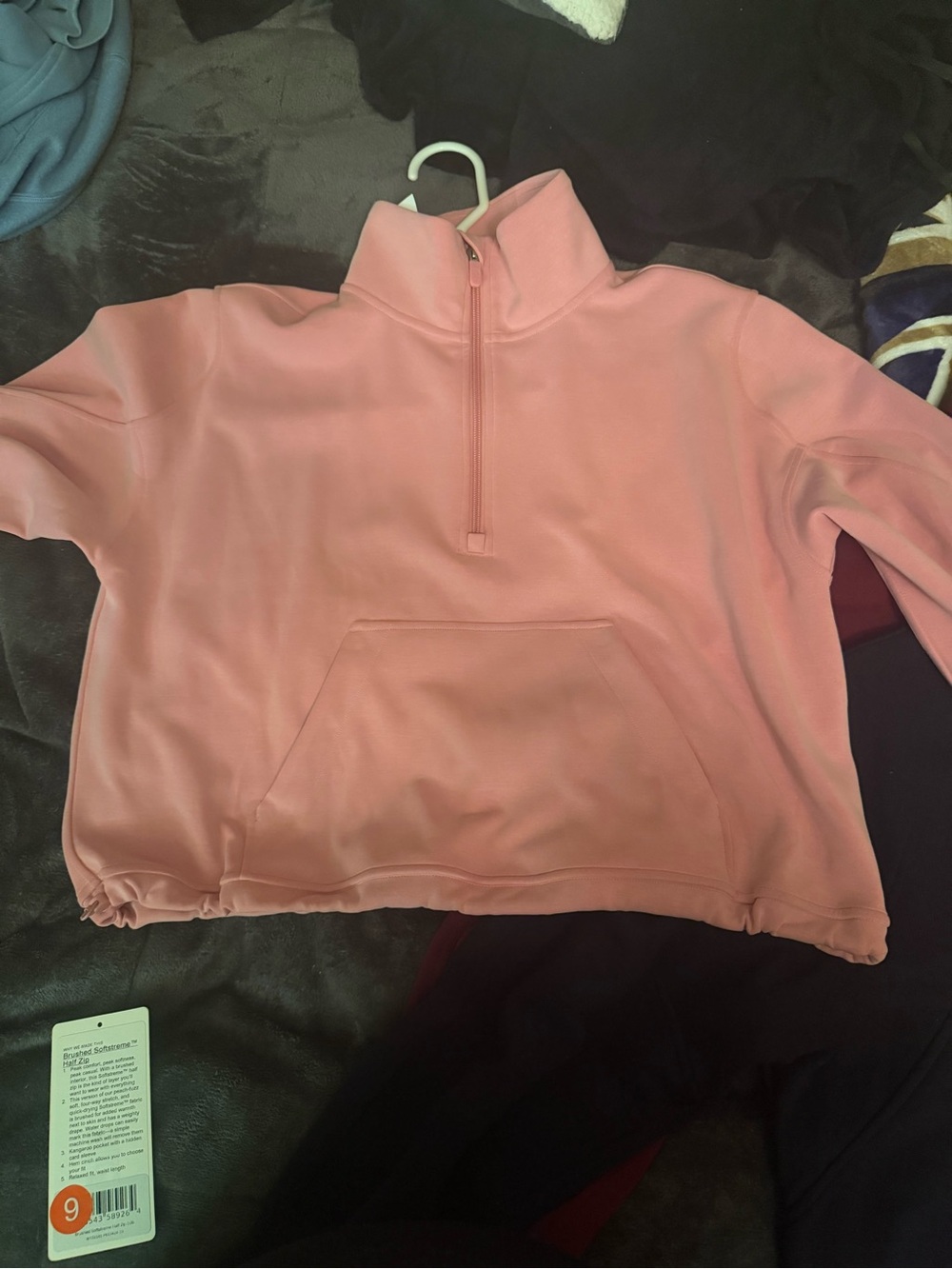 lululemon athletica Pink Half-Zip Pullover